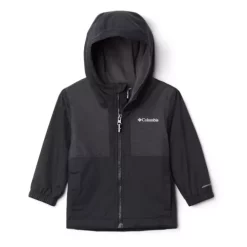 Toddler Boys' Columbia Rainy Trails Fleece Lined Rain Jacket
