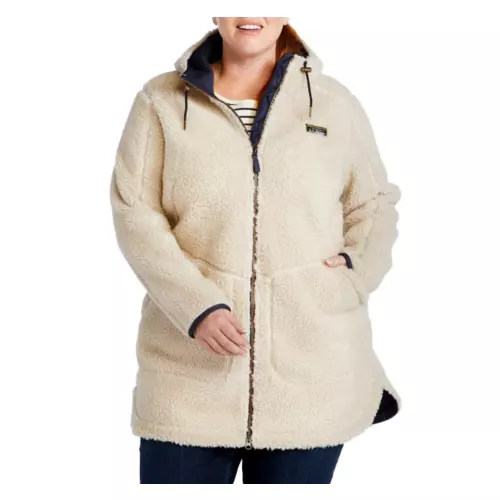 L.L.Bean Women's L.L. Bean Plus Mountain Pile Fleece Jacket 1 L.L.Bean Women's L.L. Bean Plus Mountain Pile Fleece Jacket