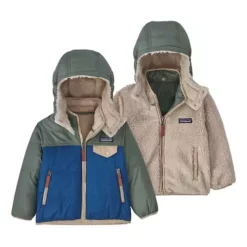 Boys' Patagonia Reversible Tribbles Hooded Jacket