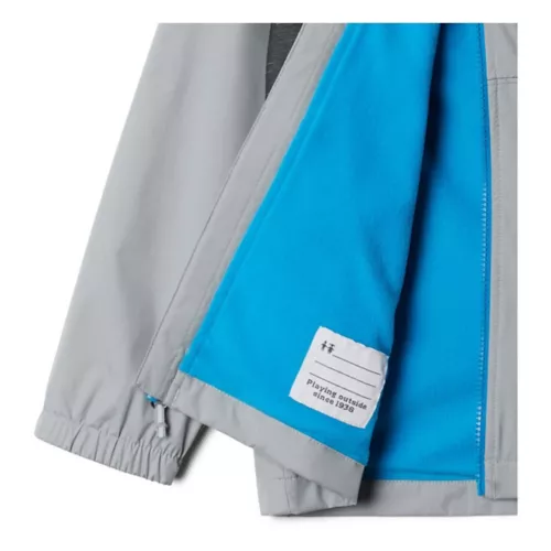 Boys' Columbia Rainy Trails Fleece Lined Rain Jacket 2 Boys' Columbia Rainy Trails Fleece Lined Rain Jacket - Image 2
