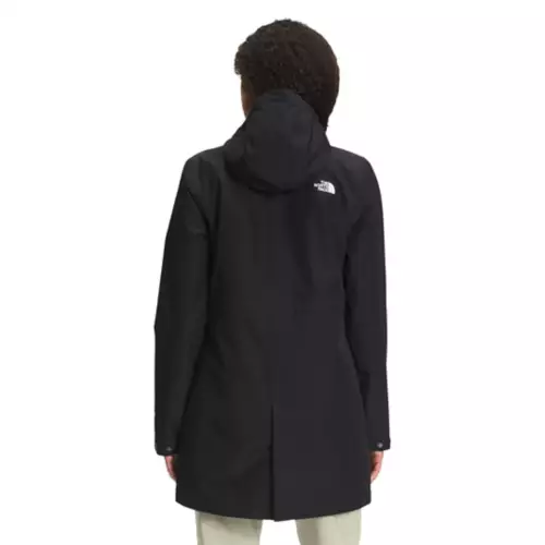 Women's The North Face Woodmont Long Rain Jacket 2 Women's The North Face Woodmont Long Rain Jacket - Image 2
