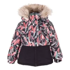Toddler Girls' Nano Nadine Print Winter Jacket